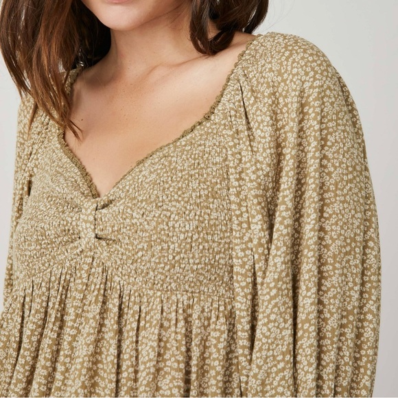 Free People Brittnee Printed Top - Picture 3 of 4